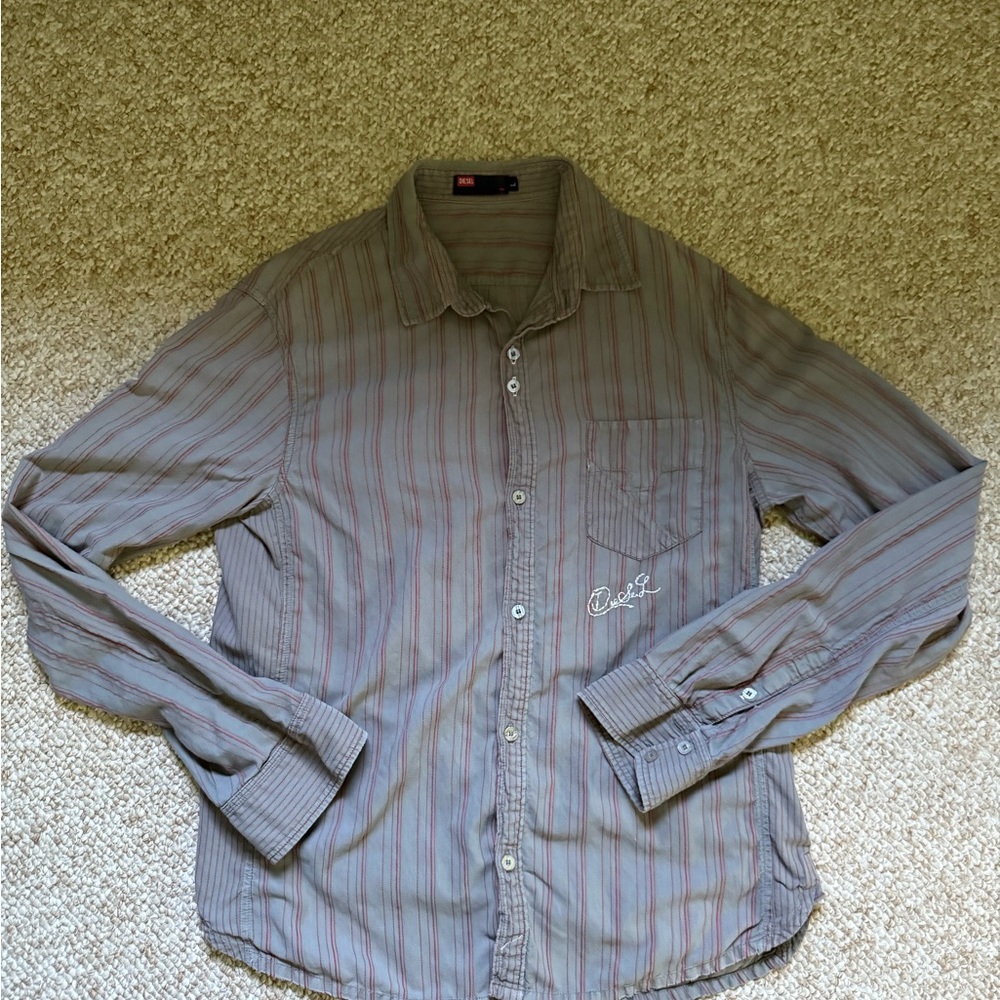 Vintage Diesel Grey Button-Down